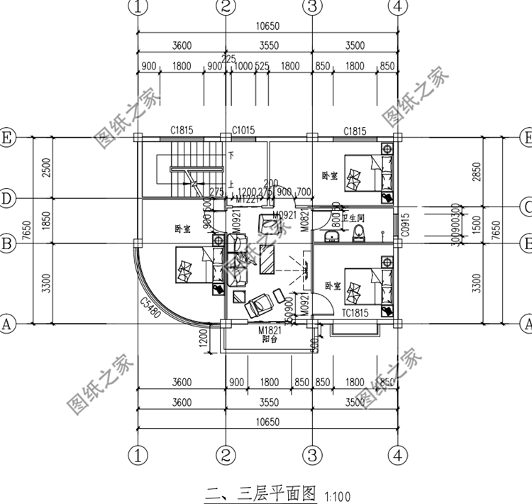 豪華四層別墅設(shè)計(jì)圖，豪華大氣又實(shí)用，方案不錯(cuò)，建房可收藏