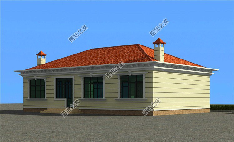 農村五開間大戶型養老房設計圖，建了這樣的房子誰還在城里買房啊