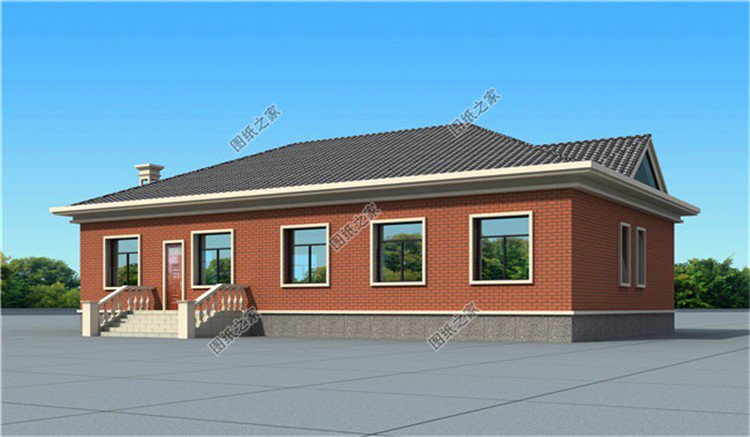 農村五開間大戶型養老房設計圖，建了這樣的房子誰還在城里買房啊