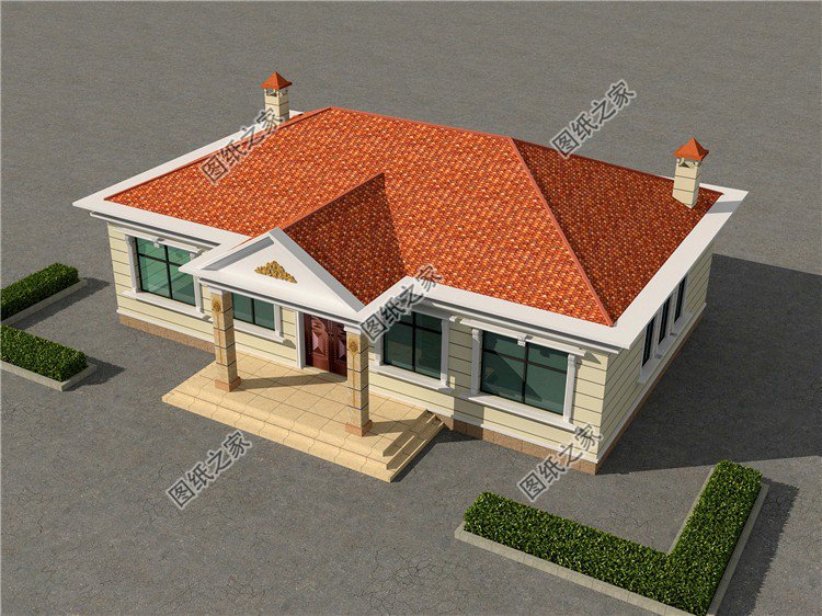 農村五開間大戶型養老房設計圖，建了這樣的房子誰還在城里買房啊