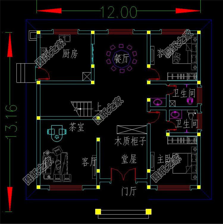 農村二層別墅設計圖，有了這三款戶型圖還擔心蓋不出好房子嗎