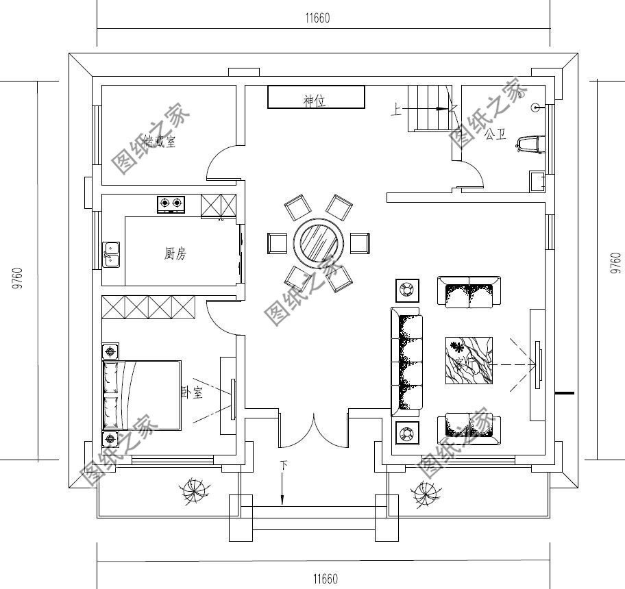 12x9米農村房屋設計圖，越看越耐看，布局巧妙，全家人住非常舒適