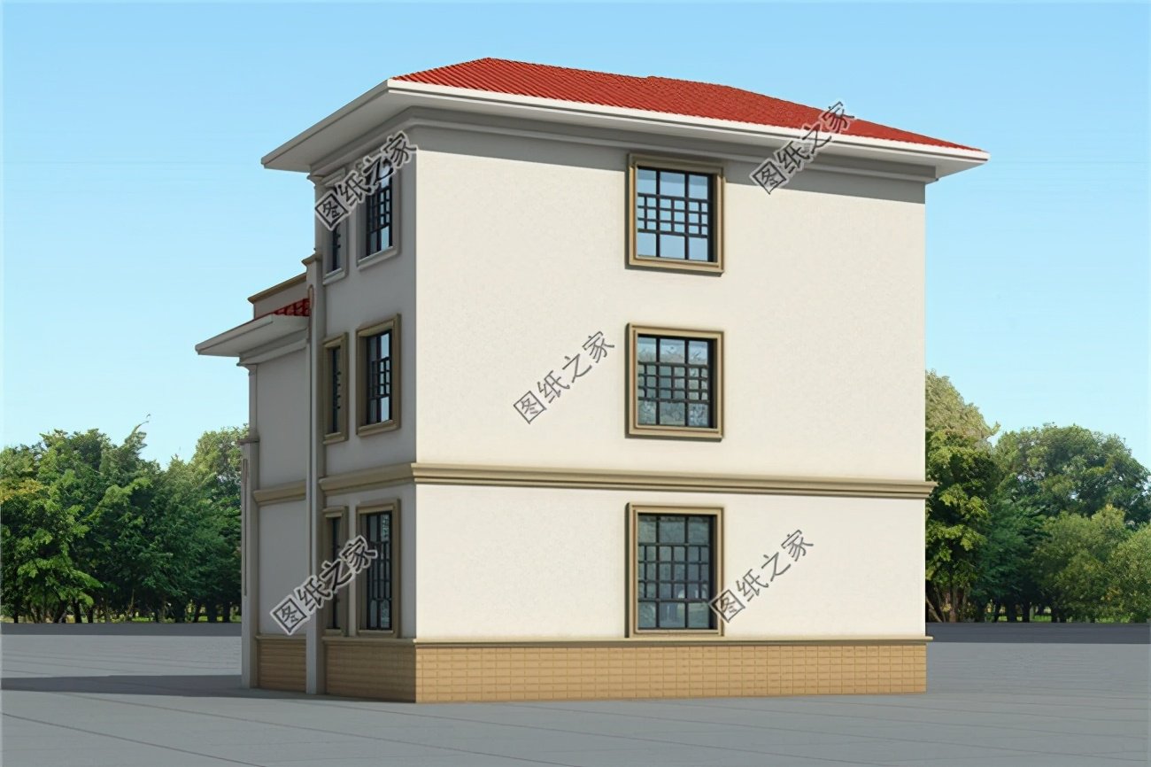 三層別墅帶陽臺露臺，戶型經典50年不過時