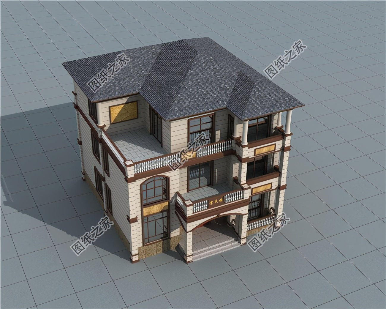 160到170平方別墅設(shè)計圖，隨自己的審美喜好去設(shè)計，圓自己一個別墅夢