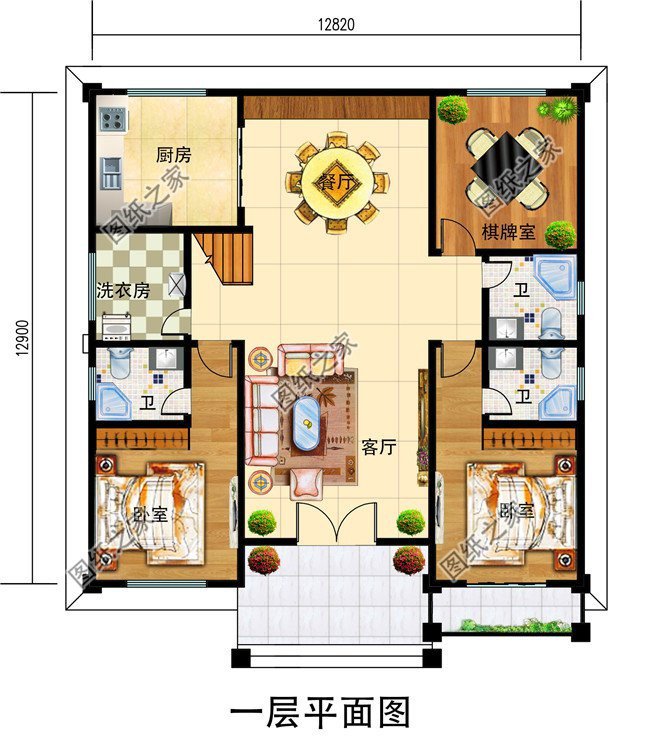 160到170平方別墅設(shè)計圖，隨自己的審美喜好去設(shè)計，圓自己一個別墅夢