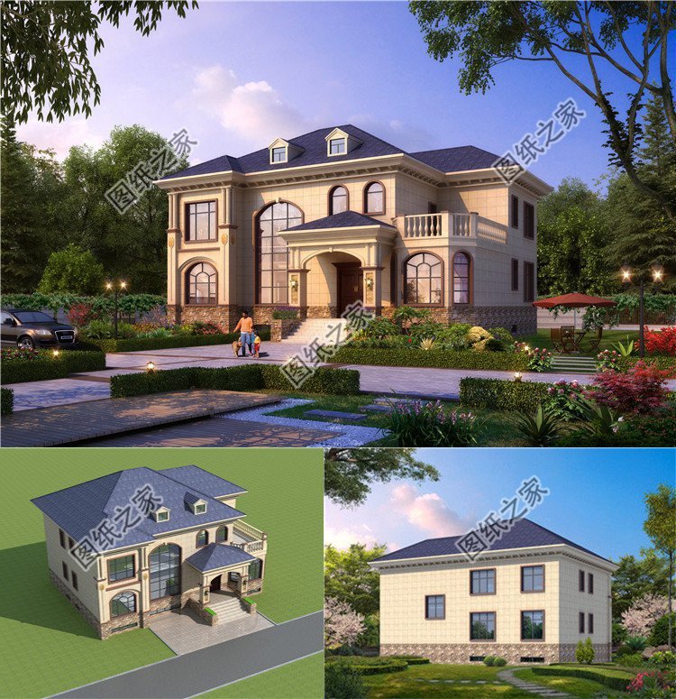 弧形陽臺設計圖,在農村天然氧吧好環境里，隨時能欣賞到山河美景