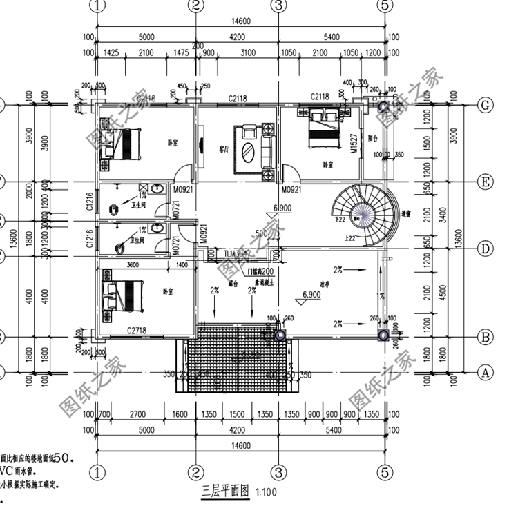 農村三層自建房效果圖，占地不大，簡單好看，室內設計符合現代生活