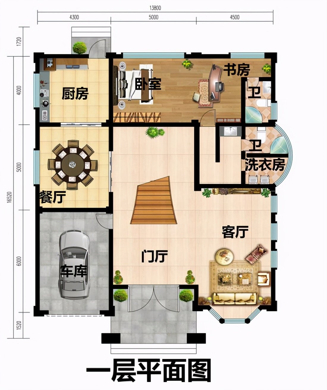 豪華四層別墅設計圖，這樣的房子才叫真氣派，看一眼就愛上