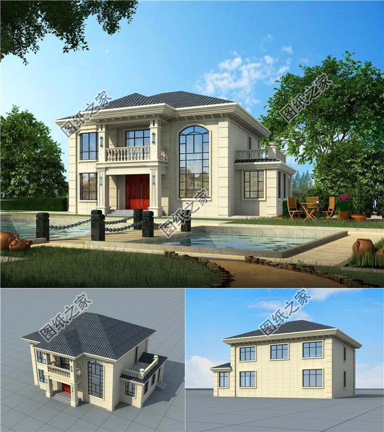 超火的農村大戶型四開間戶型圖，好看到挑不出毛病