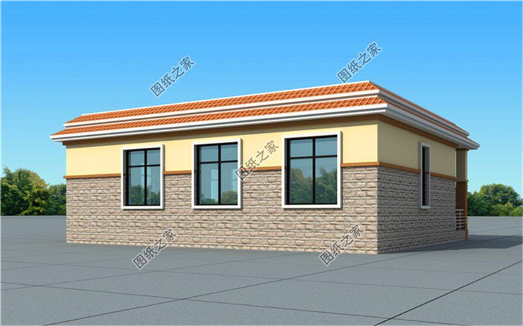 農村一層自建房設計圖，這三套別墅含全套設計圖，主體十來萬拿下