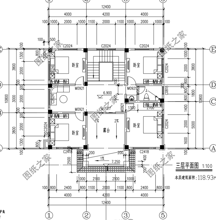 中式三層別墅設計圖，分分鐘把別人家房子比下去，聰明人都收藏好了