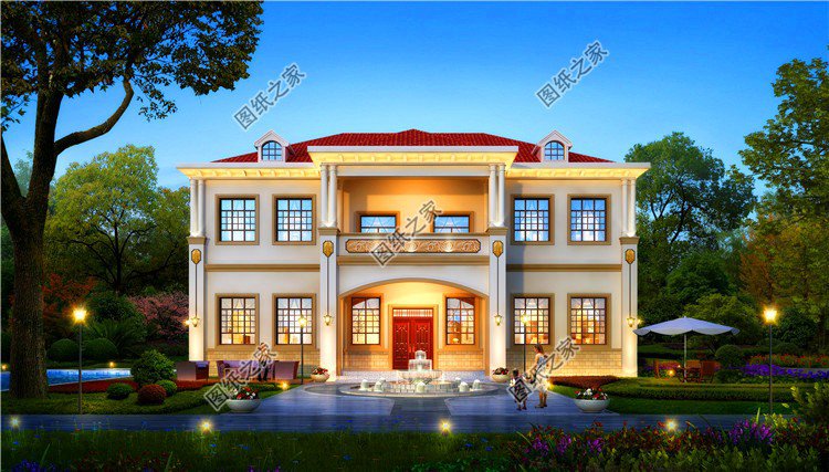 經典二層別墅設計圖，農村建房經典永流傳的戶型，看完不失望