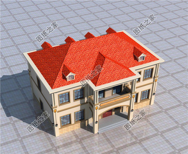 農村兩層樓房圖紙，這樣的房子老家來一棟簡直賺大了，喜歡收藏