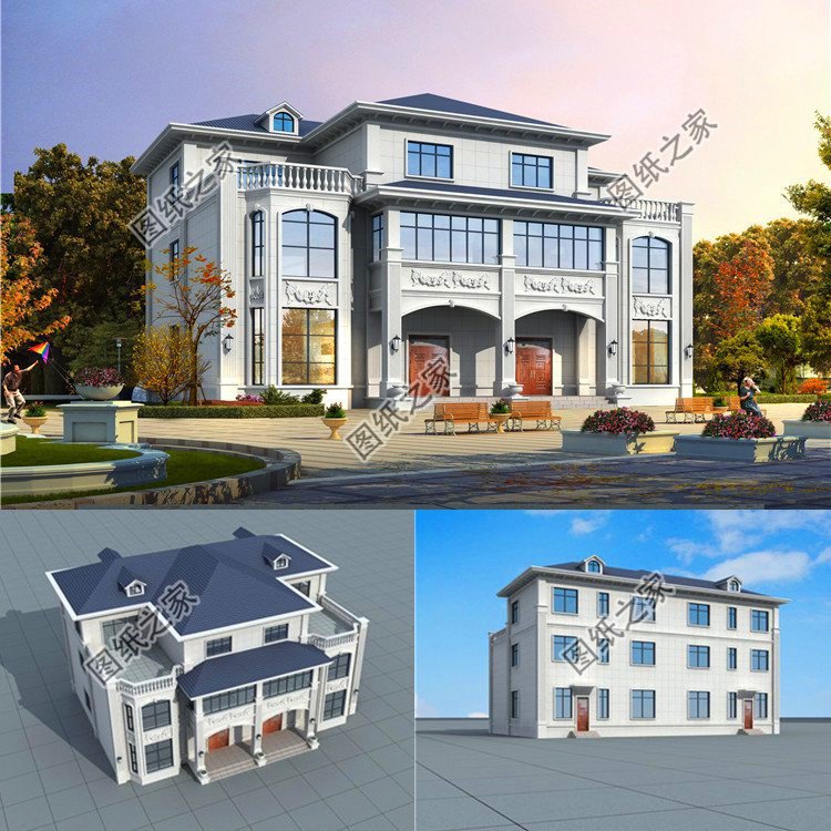 最新農(nóng)村雙拼戶型設(shè)計(jì)圖，一塊宅基地，和兄弟住一起它不香嗎