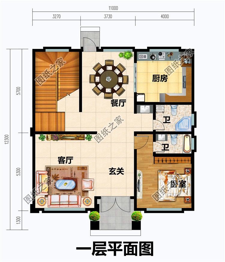 農(nóng)村蓋房三層樓房效果圖，今年建房就它了，收藏圖紙不吃虧