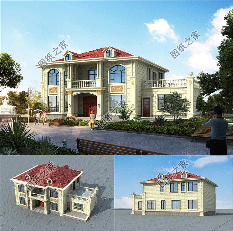 農(nóng)村商住一體二層圖，面向大眾，讓家家戶戶都能建房