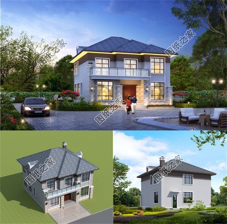 農(nóng)村商住一體二層圖，面向大眾，讓家家戶戶都能建房