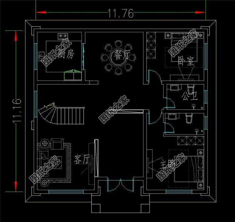 自建房草圖設計，這樣的款式真是絕了，大氣美觀一看就喜歡
