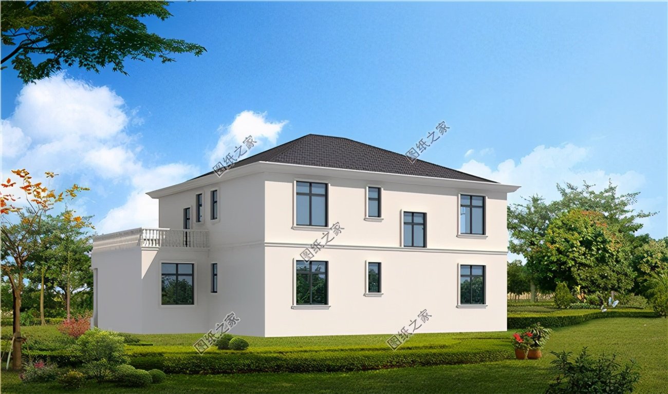 二層帶車庫別墅總設計圖，希望有一款是你喜歡的