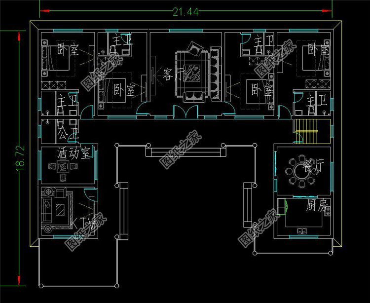 各種新款一層小別墅 ，風格迥異，拿走圖紙就可建