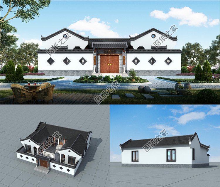 農村自建房中式設計，這樣的風格什么建,保證您不后悔點開