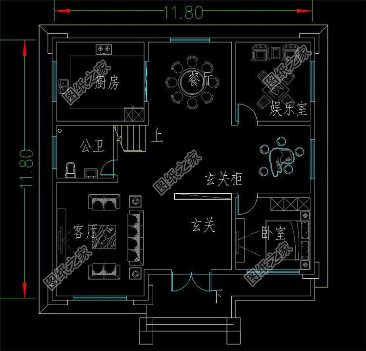 三層自建房平面設計圖，符合農村生活習慣，合理布局每一處