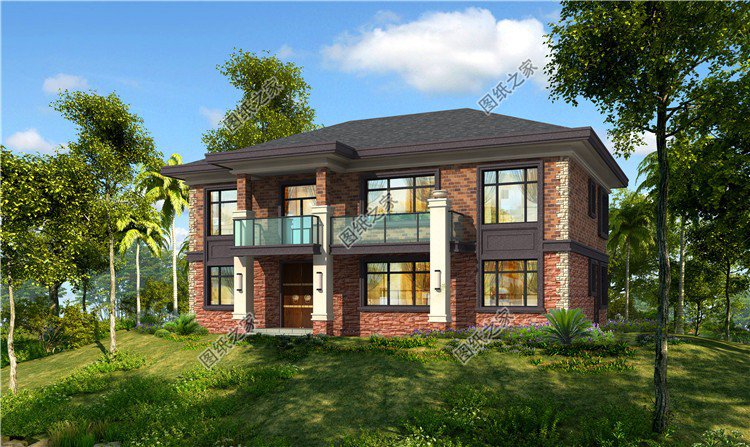 主體造價25萬左右二層別墅設計圖，款款亮眼，看完心動了