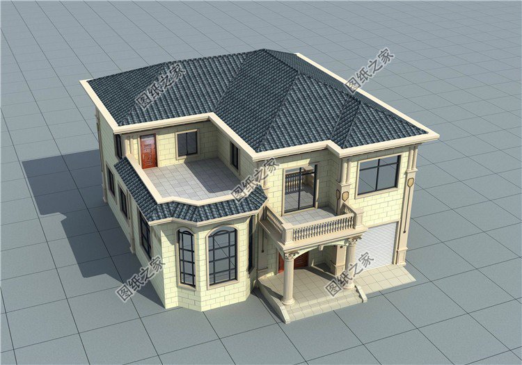 開間13米二層樓房設(shè)計(jì)圖，快來看看是不是你喜歡的戶型，完成兒時(shí)的夢(mèng)