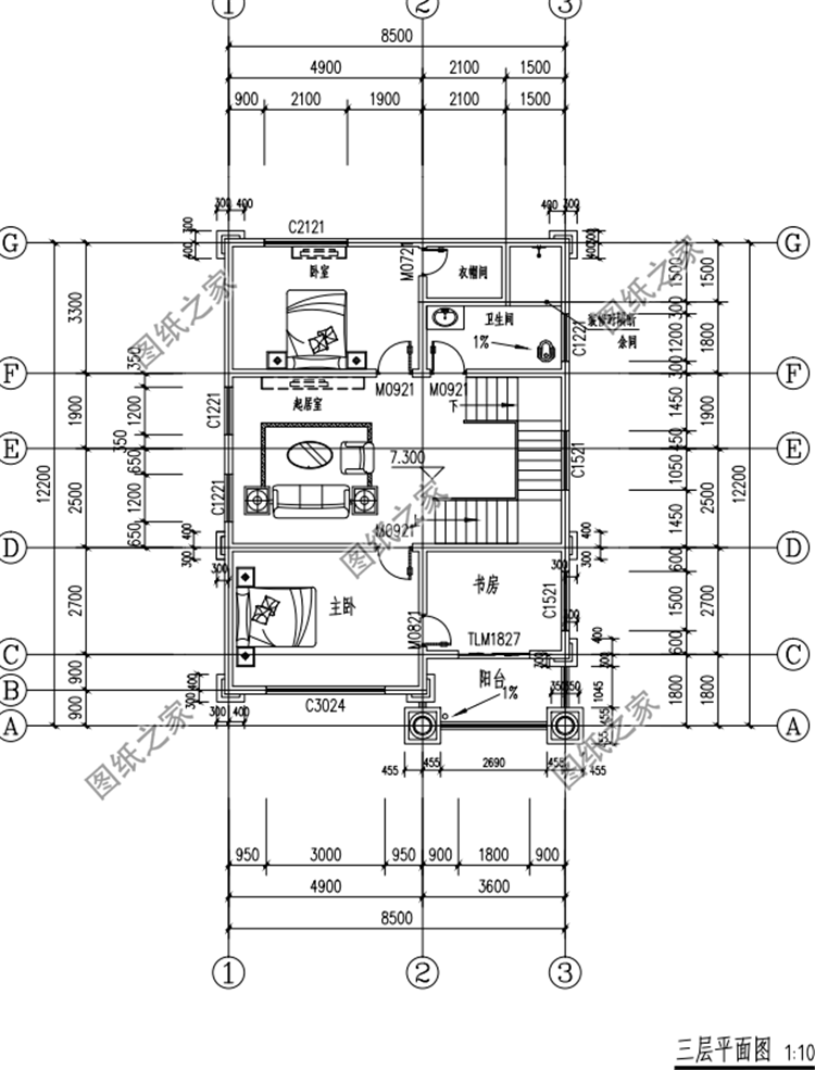 小面寬四層別墅設(shè)計(jì)圖，小戶型蓋起來毫不遜色，有顏值有檔次