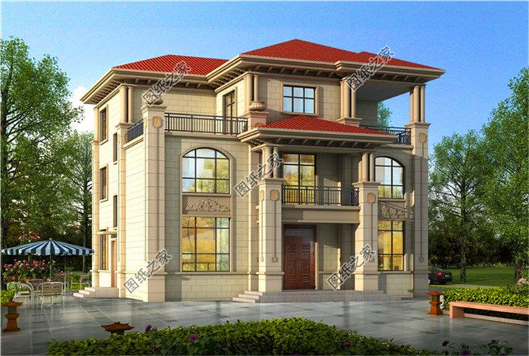 簡單大方三層別墅設(shè)計圖，風(fēng)格獨特，簡直太適合農(nóng)村自建