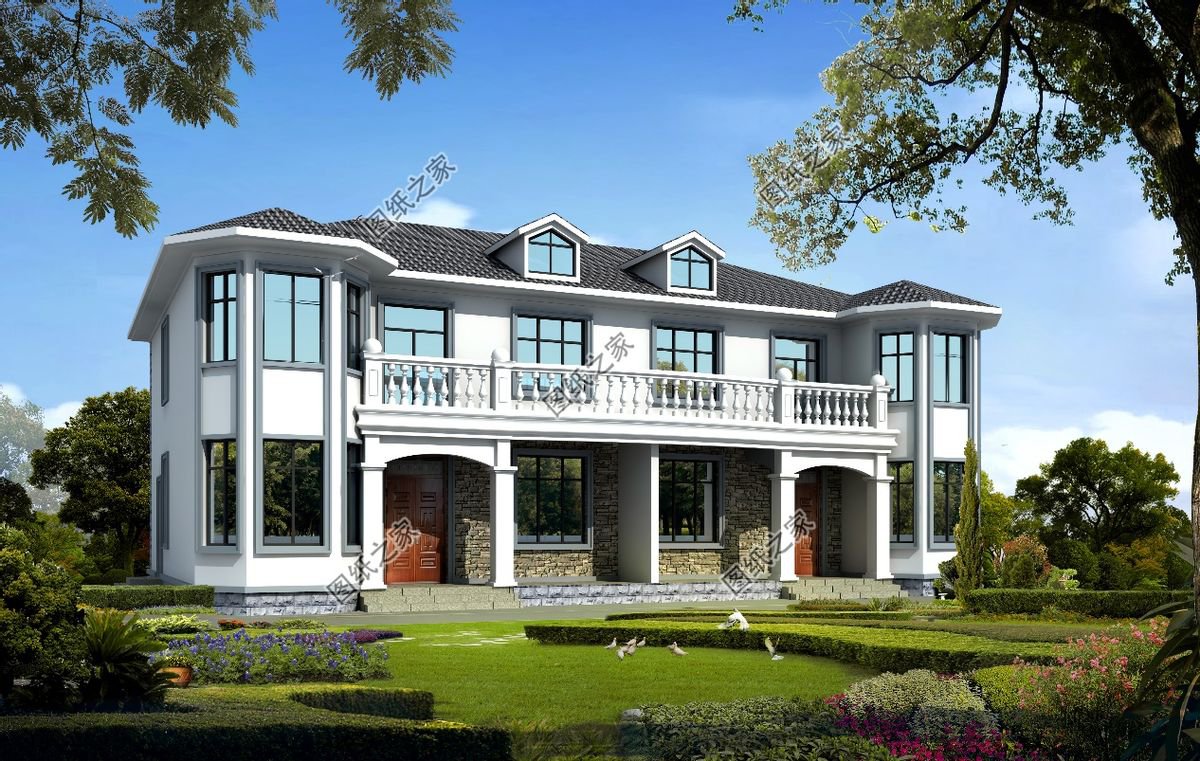 個戶110平米左右的雙拼別墅圖，你還和兄弟等什么呢？