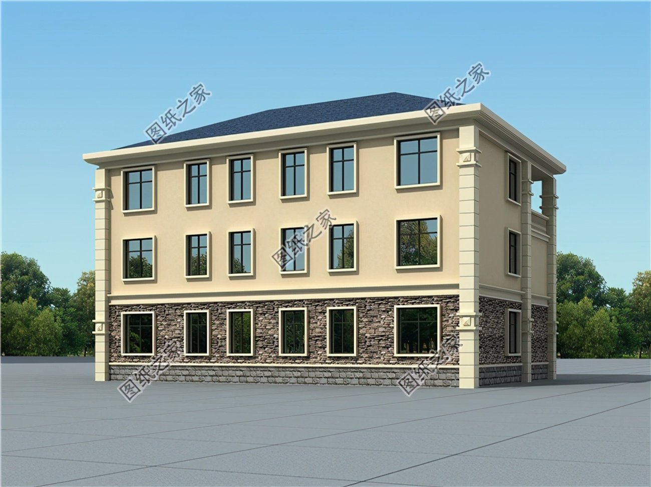 個戶110平米左右的雙拼別墅圖，你還和兄弟等什么呢？