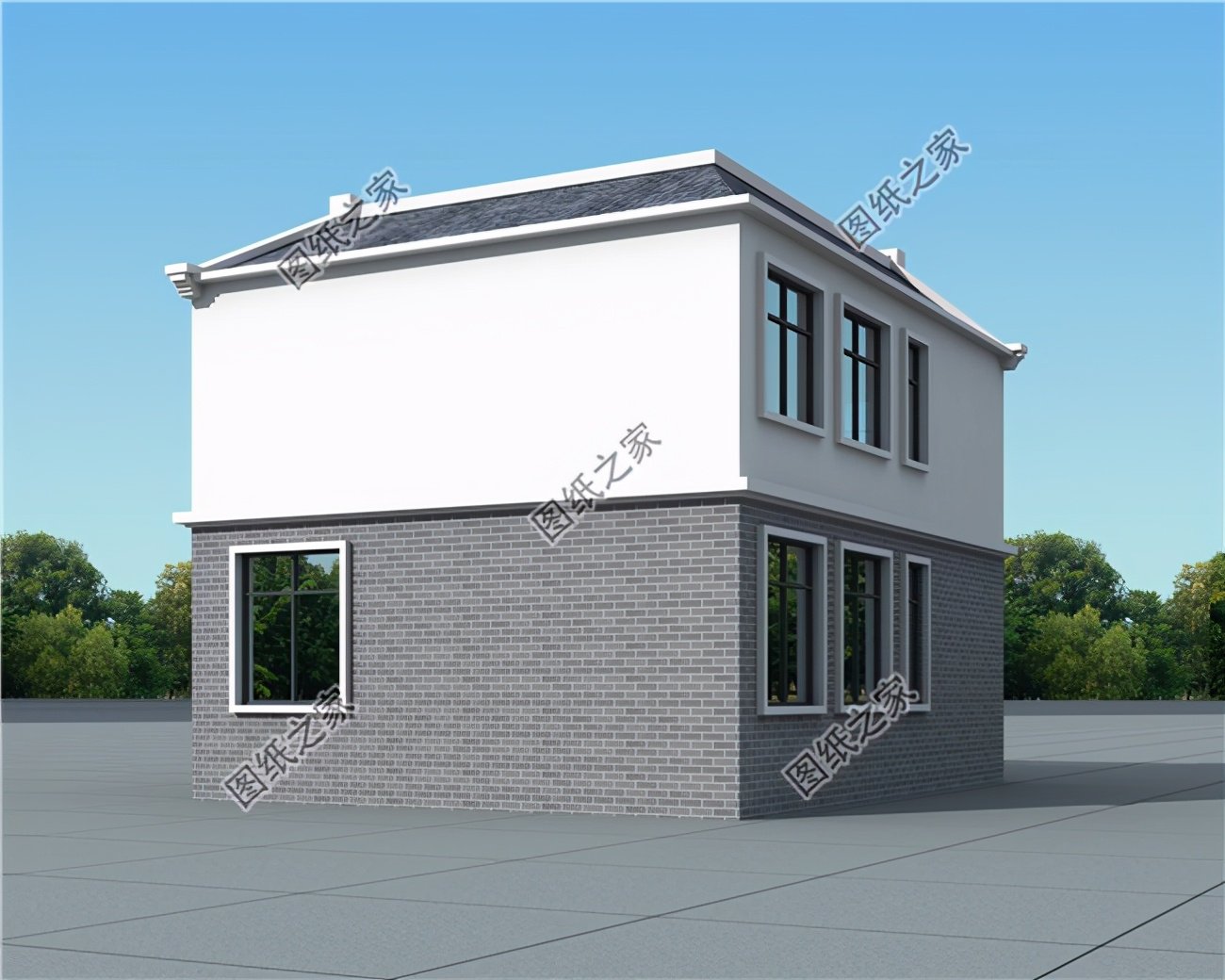 中式仿古別墅戶型圖，有著不一樣的創新和發展，符合現代生活