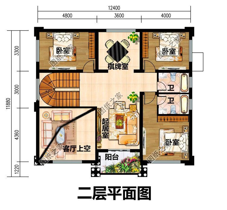 帶地下室三層自建房設計圖，地下室功能多，一般人都不敢點進來看