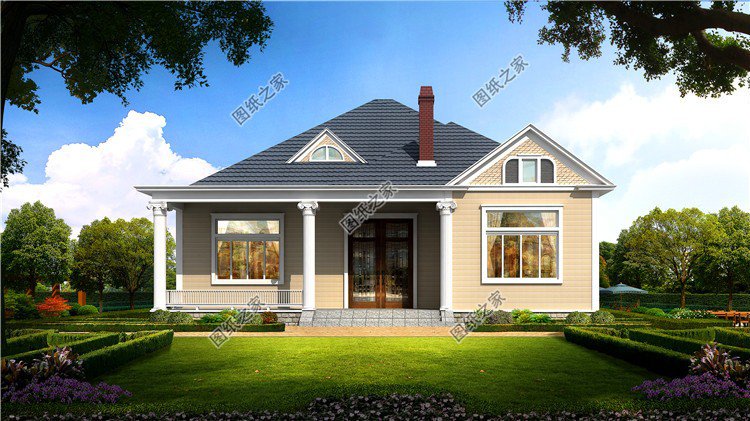 簡(jiǎn)單的農(nóng)村平房設(shè)計(jì)圖，可比肩城市樓房，簡(jiǎn)單、舒適又省錢