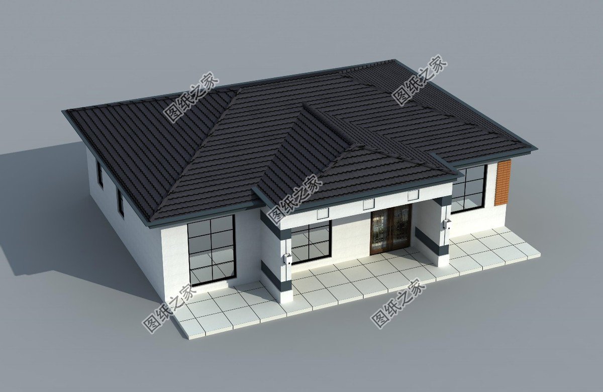 開間15米左右的一層自建房，空間足夠大，值得農村一建