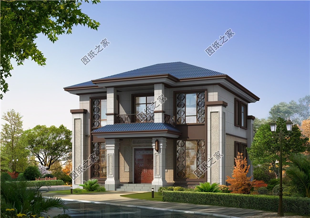 長9米左右的二層別墅，老家建一棟，合適住著又舒服