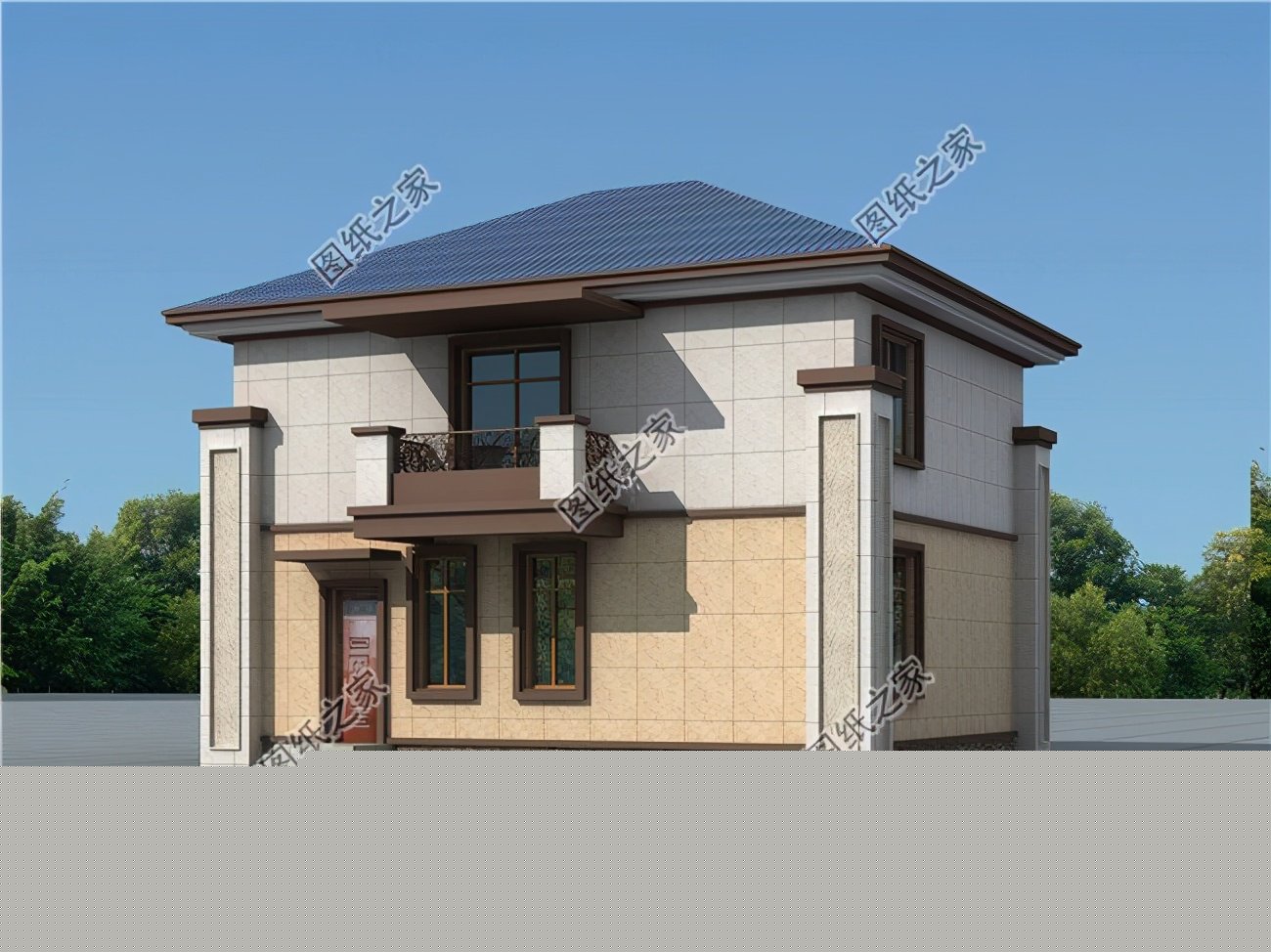 長9米左右的二層別墅，老家建一棟，合適住著又舒服