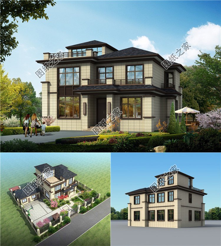 帶小院的農(nóng)村中式自建房，滿足生活需要，老家建房不錯選擇