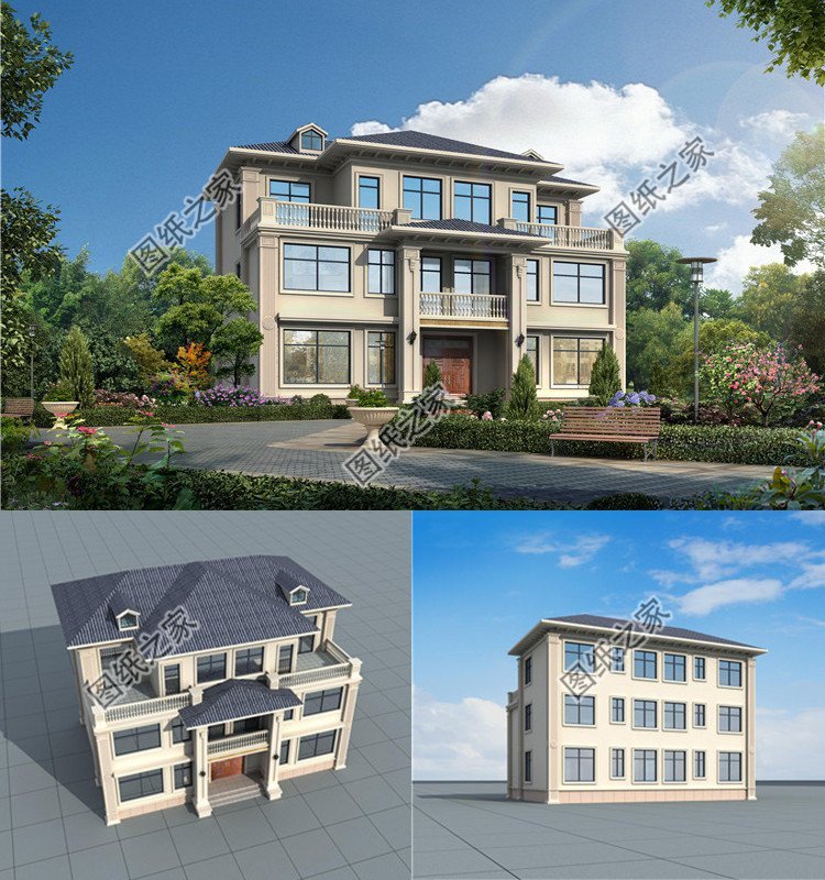 農村40萬左右的雙拼別墅，建起來老板都羨慕！