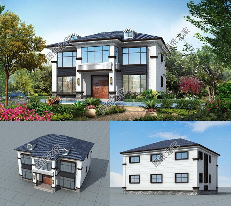 花22萬建農村二層別墅，一家人生活其樂融融