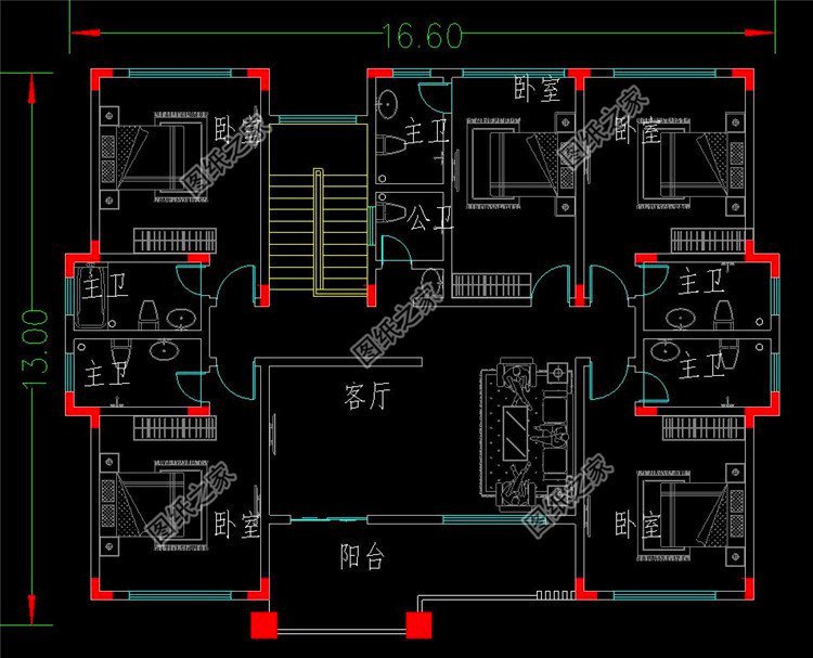 現代風二層別墅設計圖，建一棟用來結婚正合適，布局超贊