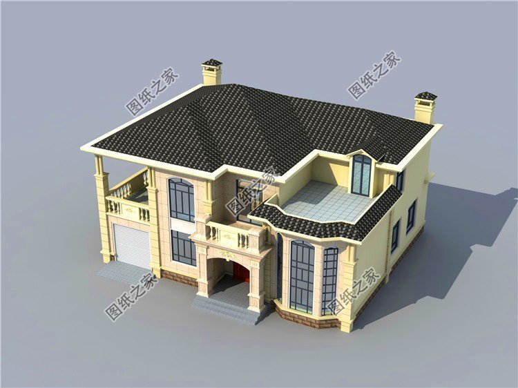 漂亮二層樓房外觀效果圖，這三款高顏值二層戶型總有一款適合你，喜歡收藏