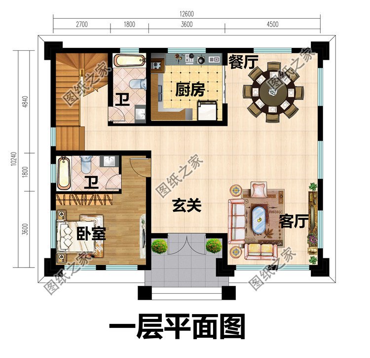 簡(jiǎn)約偏現(xiàn)代三層別墅設(shè)計(jì)圖