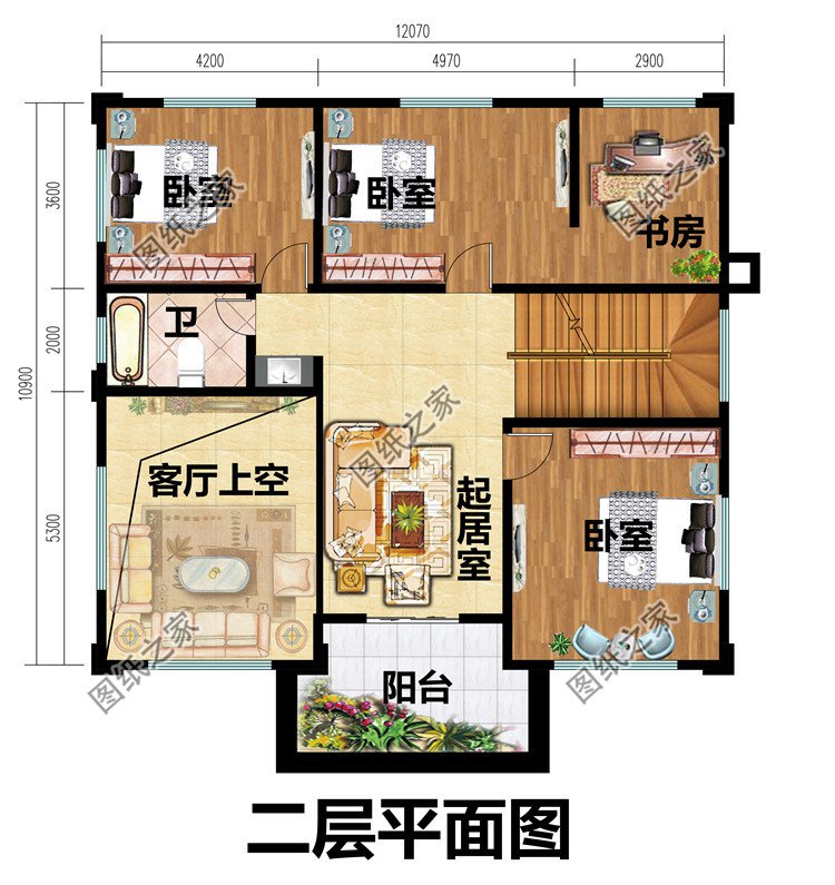 三層簡歐新農村別墅