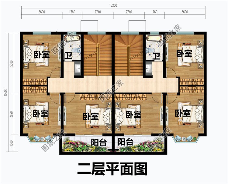 倆兄弟蓋房子的雙拼設計圖