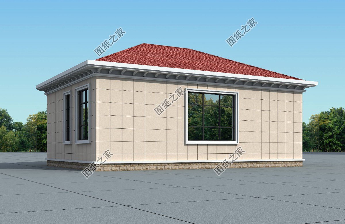 在120平到130平左右的一層自建房，讓人一看就滿心歡喜