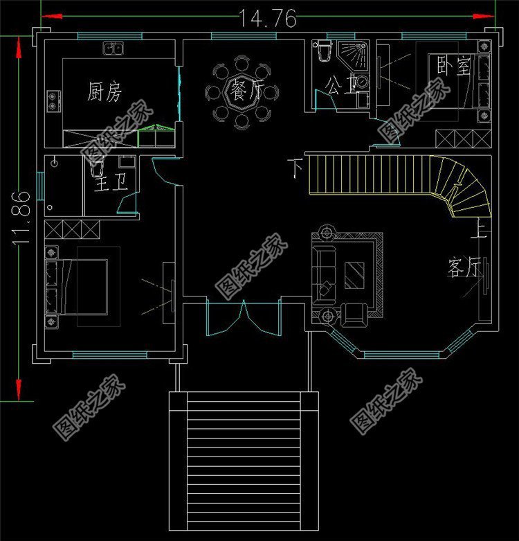 一層帶套房的二層自建房，分享給你們，趕緊回村批地吧
