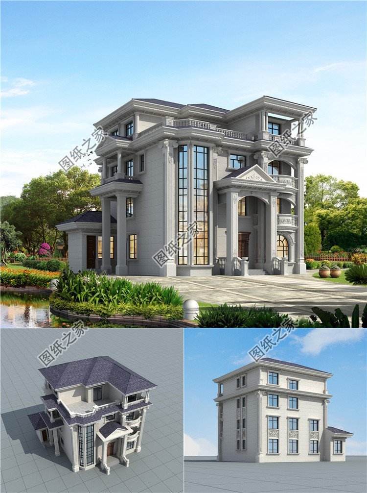 農村四層自建房設計，寬敞大氣一墅獨享