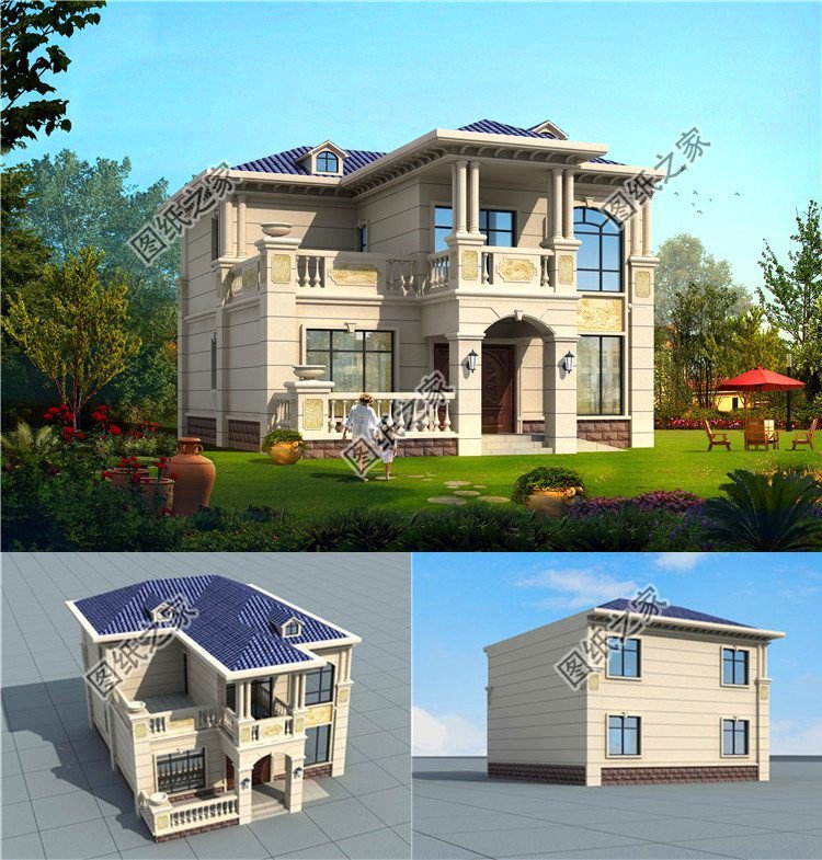 農村二層自建房設計平面圖，占地適中，年輕人就是要建這樣的房子